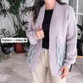 Flowline Cardigan crochet pattern