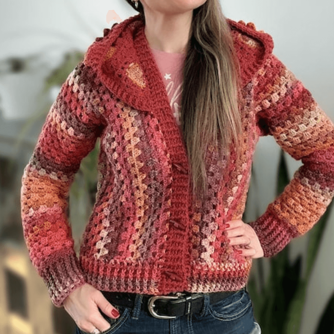 Viby Cardigan crochet pattern