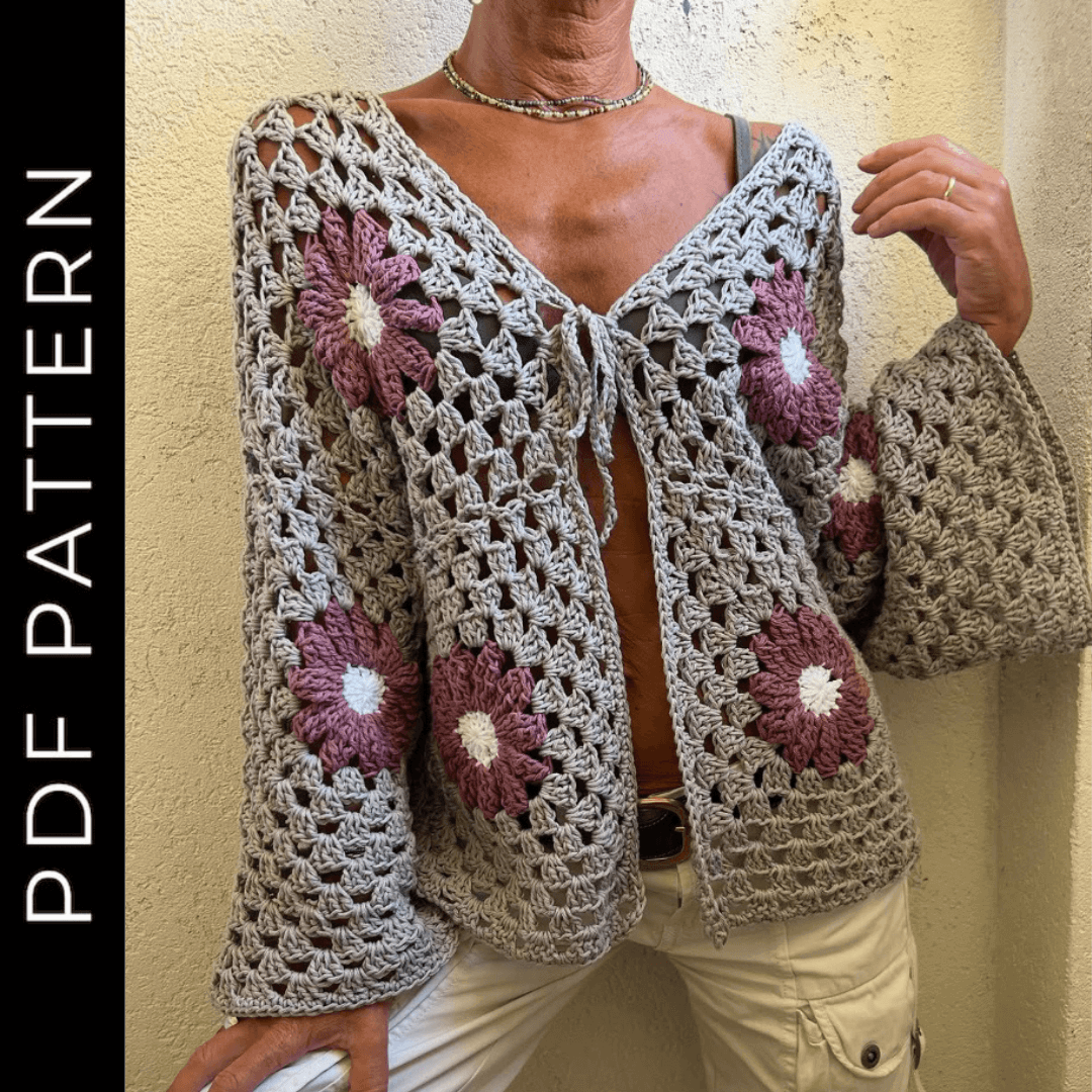Shali cardigan crochet pattern
