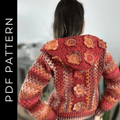 Viby Cardigan crochet pattern