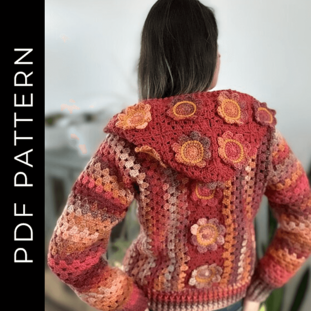 Viby Cardigan crochet pattern