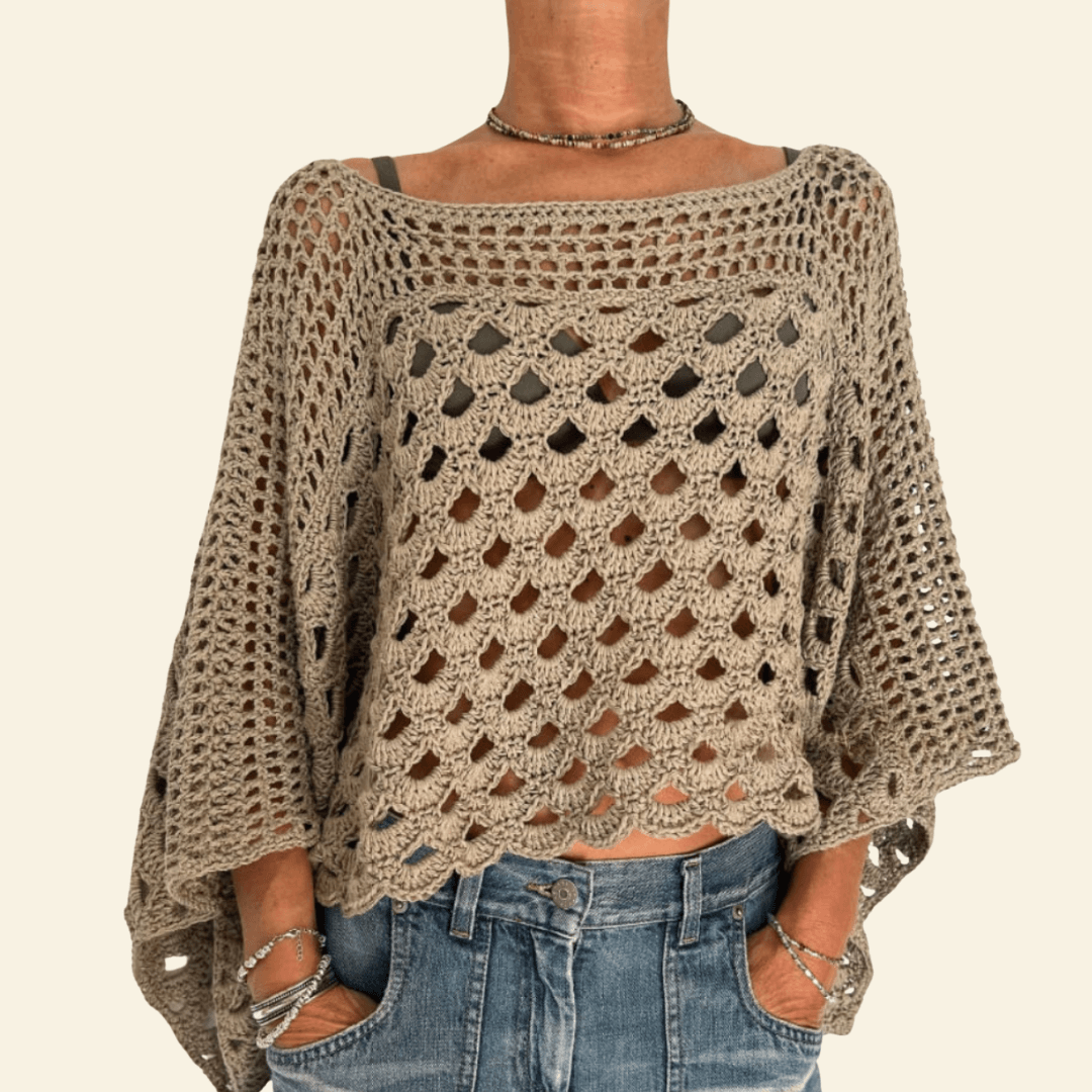 Ruchy sweater crochet pattern with video