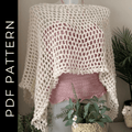 Rosethra Poncho Pattern Crochet Top