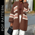 Vera Serenity Cardigan Crochet Pattern - video tutorial