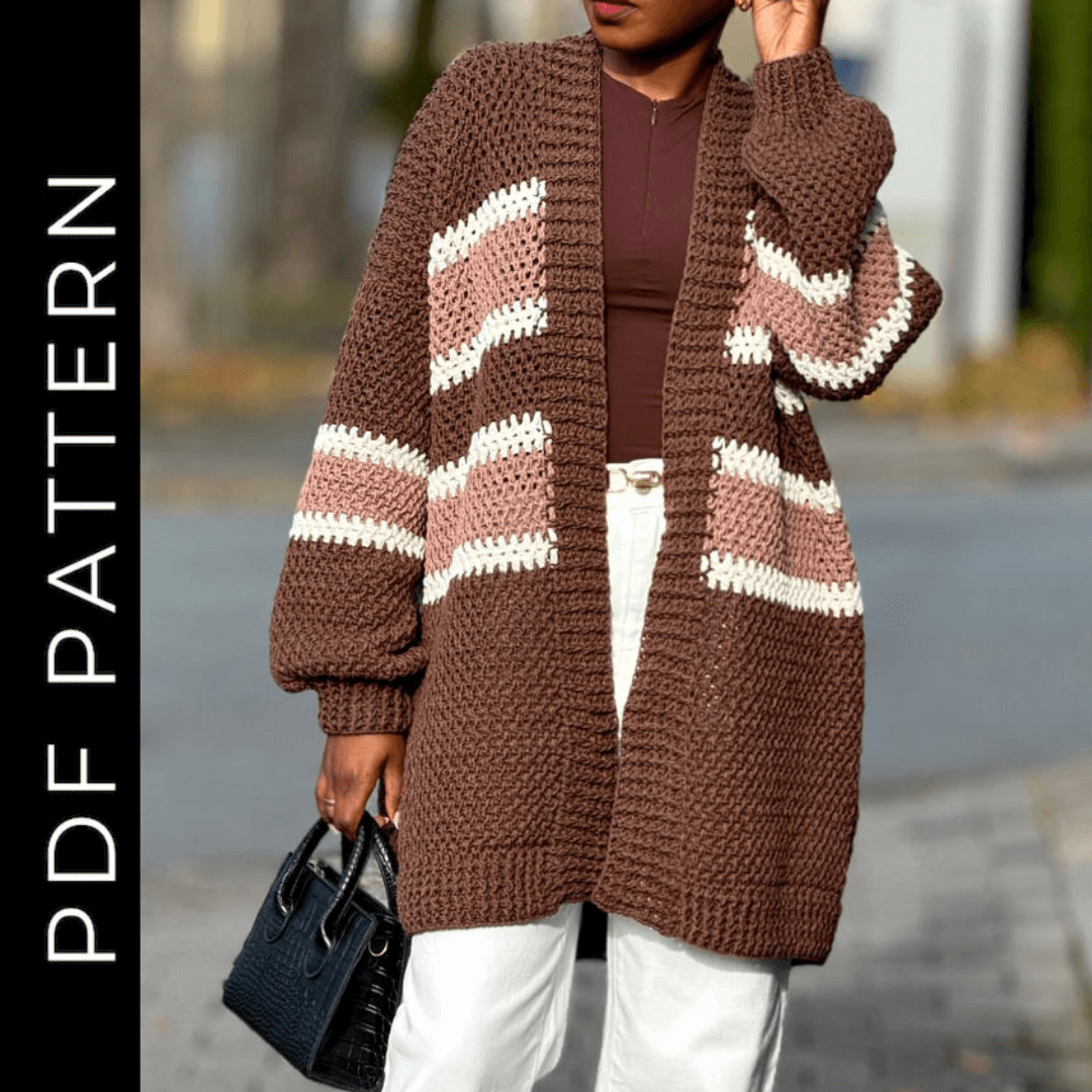 Vera Serenity Cardigan Crochet Pattern - video tutorial