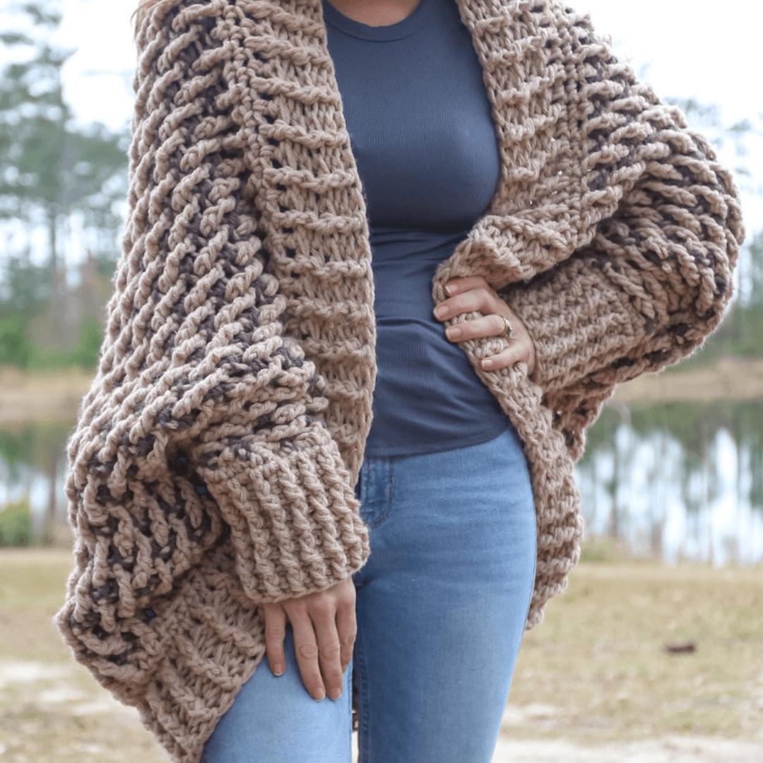 Melcy cardigan crochet pattern