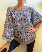 Floreva Bloom sweater crochet pattern