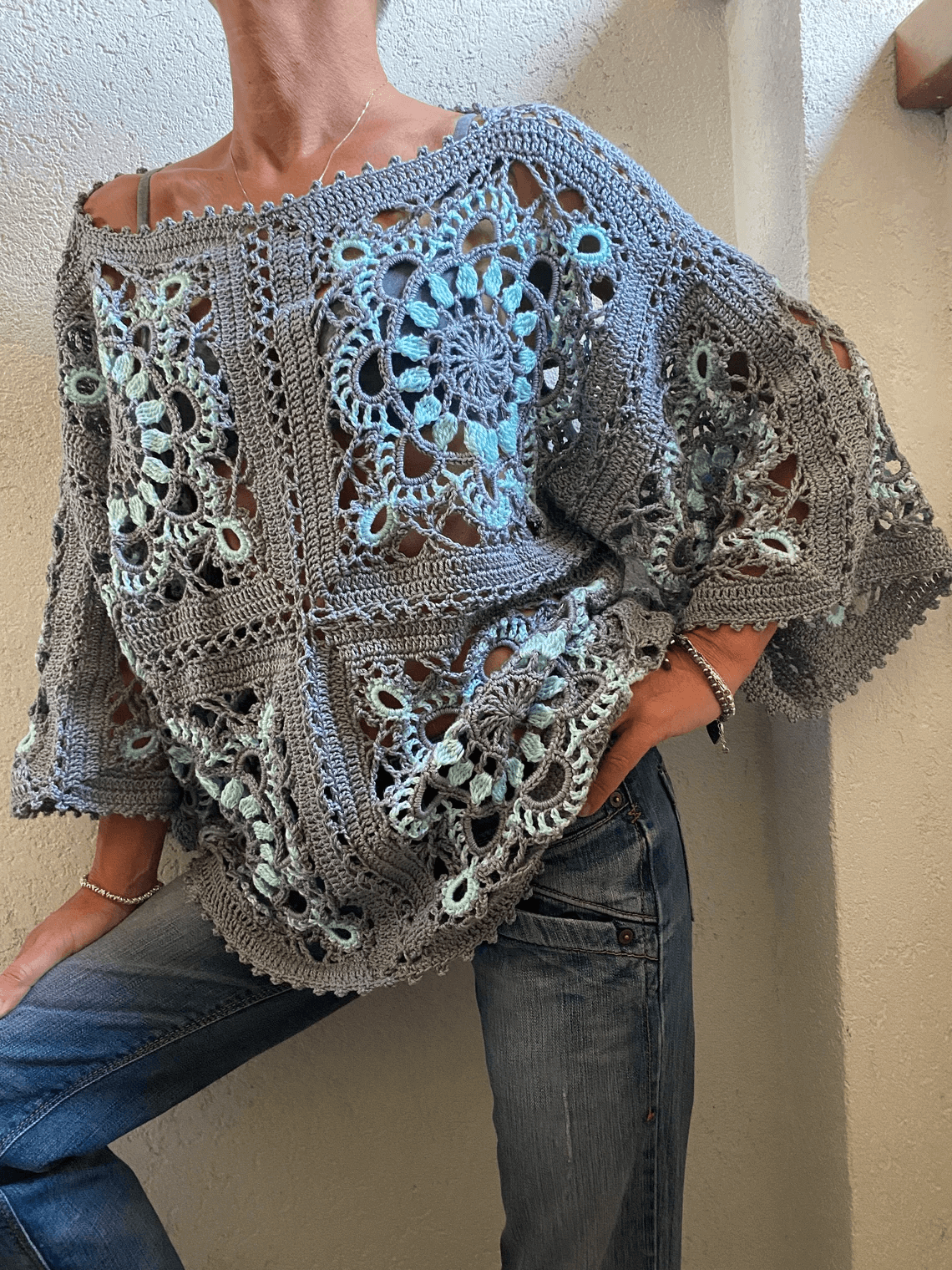 Floreva Bloom sweater crochet pattern