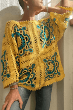 Floreva Bloom sweater crochet pattern