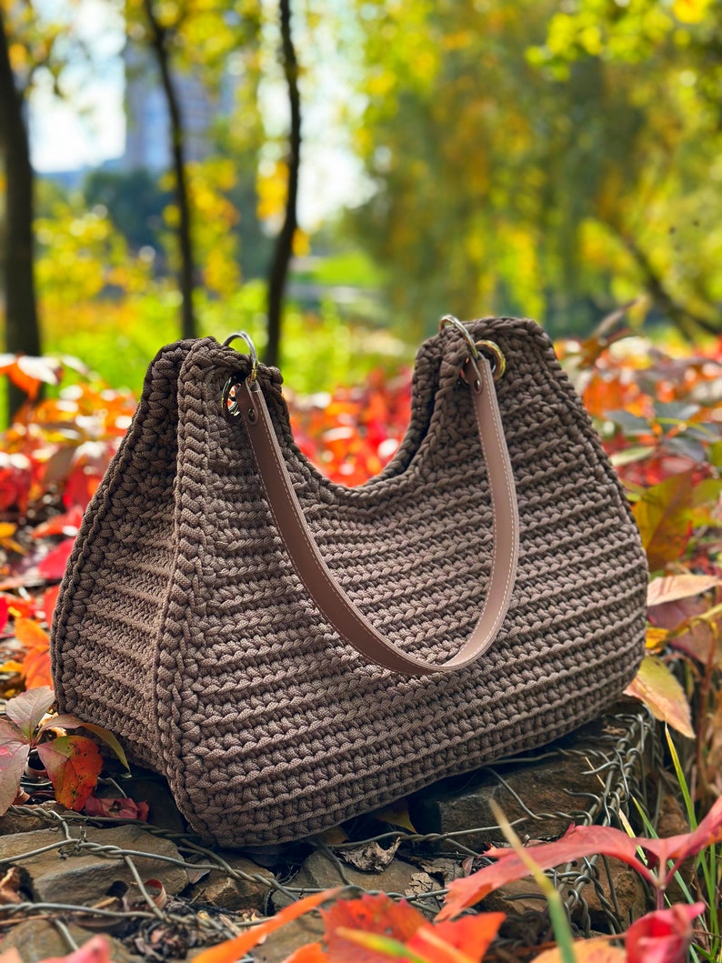 Hervy bag shoulder bag crochet pattern