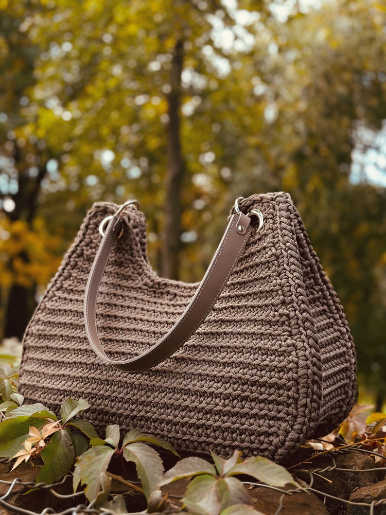 Hervy bag shoulder bag crochet pattern
