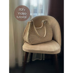 Hervy bag shoulder bag crochet pattern