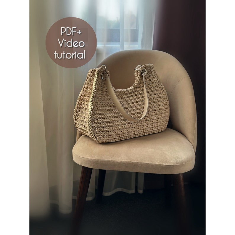 Hervy bag shoulder bag crochet pattern