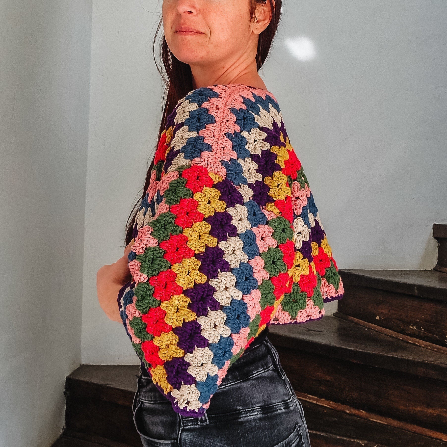 Granny Diamond Stitch Cardigan