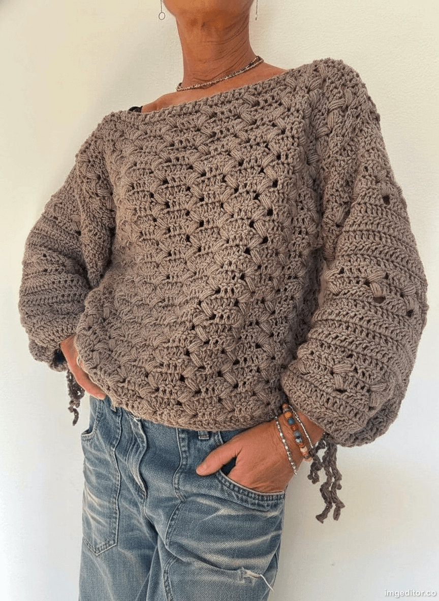 Ambera Sweater crochet pattern