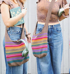 Loviry Striped bag crochet pattern